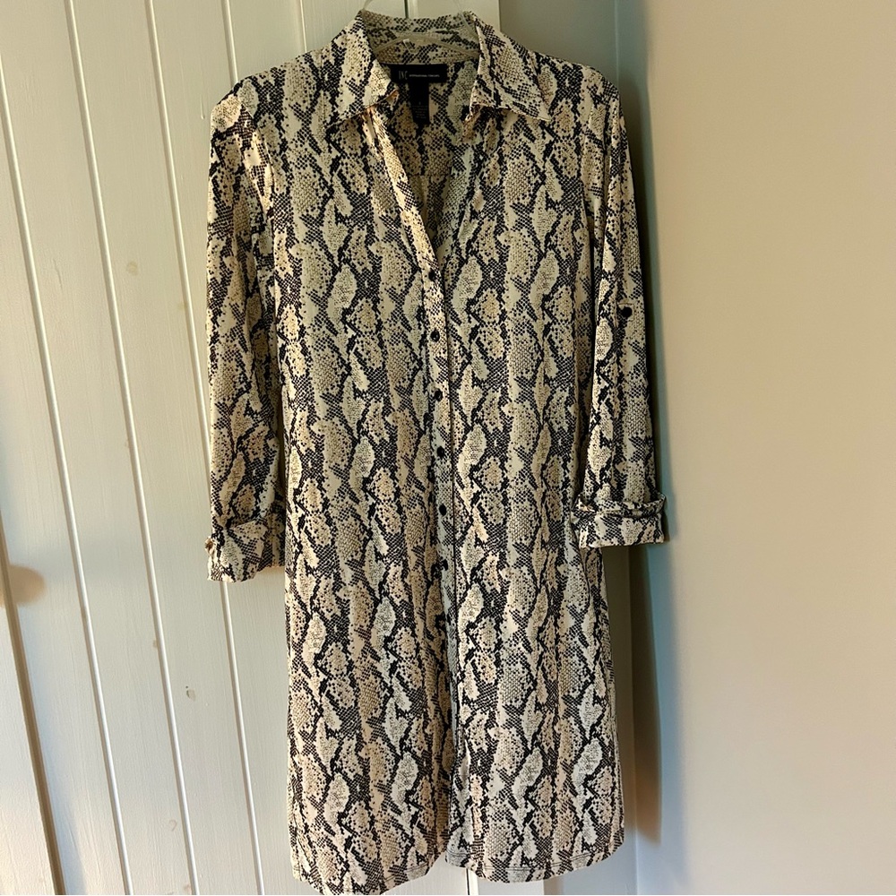INC SNAKE PRINT DRESS